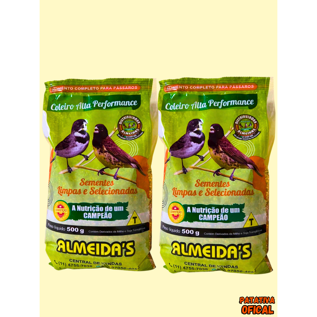 Kit 2 COLEIRO ALTA PERFORMANCE, 500G cada - ENVIO IMEDIATO