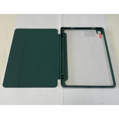 Capa Smart  Para Tablet Gala- xy Tab A9+ Plus Suporte Caneta Tela 11 Polegada/Verde escuro