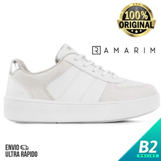 Tênis Ramarim Casual Cadarço Feminino Branco / Bege 100% Original Com Nota Fiscal e Garantia em Oferta na Shopee