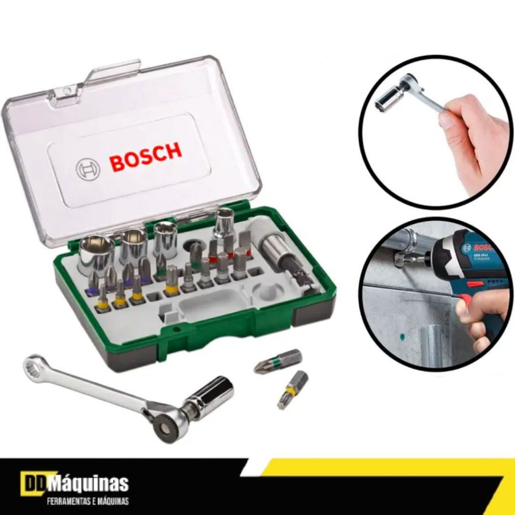 Kit de Ponteiras Com 27 Peças - Bosch - Home & Living