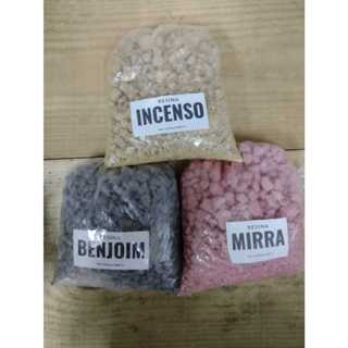 Kit Resinas Para Defumação (Mirra, Benjoim e Incenso) 1Kg Cada -  Limpeza Espiritual em Oferta na Shopee