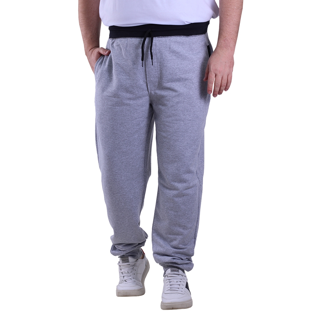 Calça Masculina Plus Size Moletom MXD Conceito Cores Variadas Moletom Sem Pelúcia