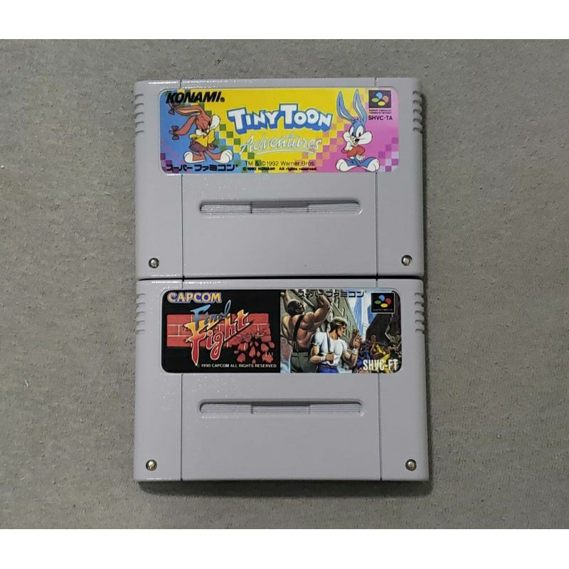 Tiny Toon Adventure + Final Fight P/ Super Famicom Aproveite!☆