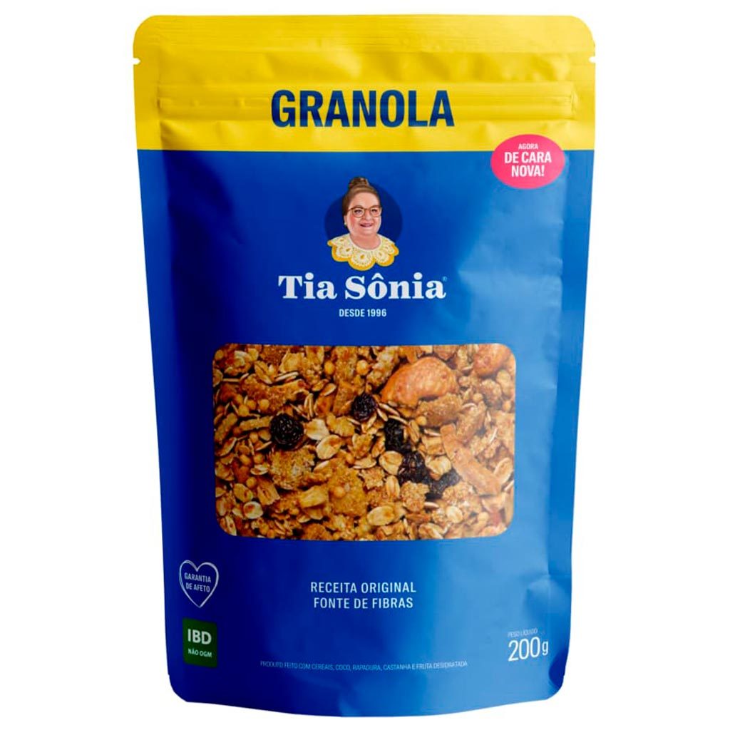 Granola Tradicional 200g - Tia Sônia