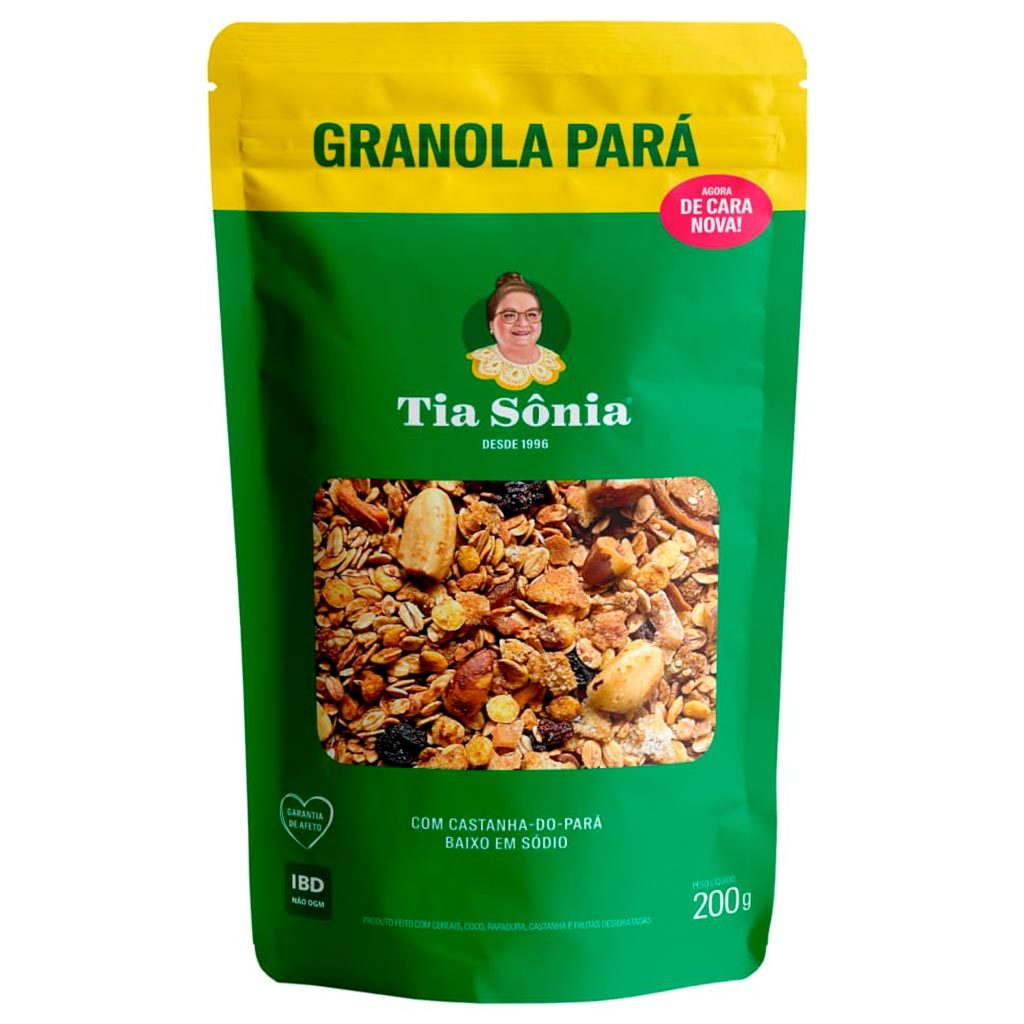 Granola com Castanha do Pará 200g - Tia Sônia