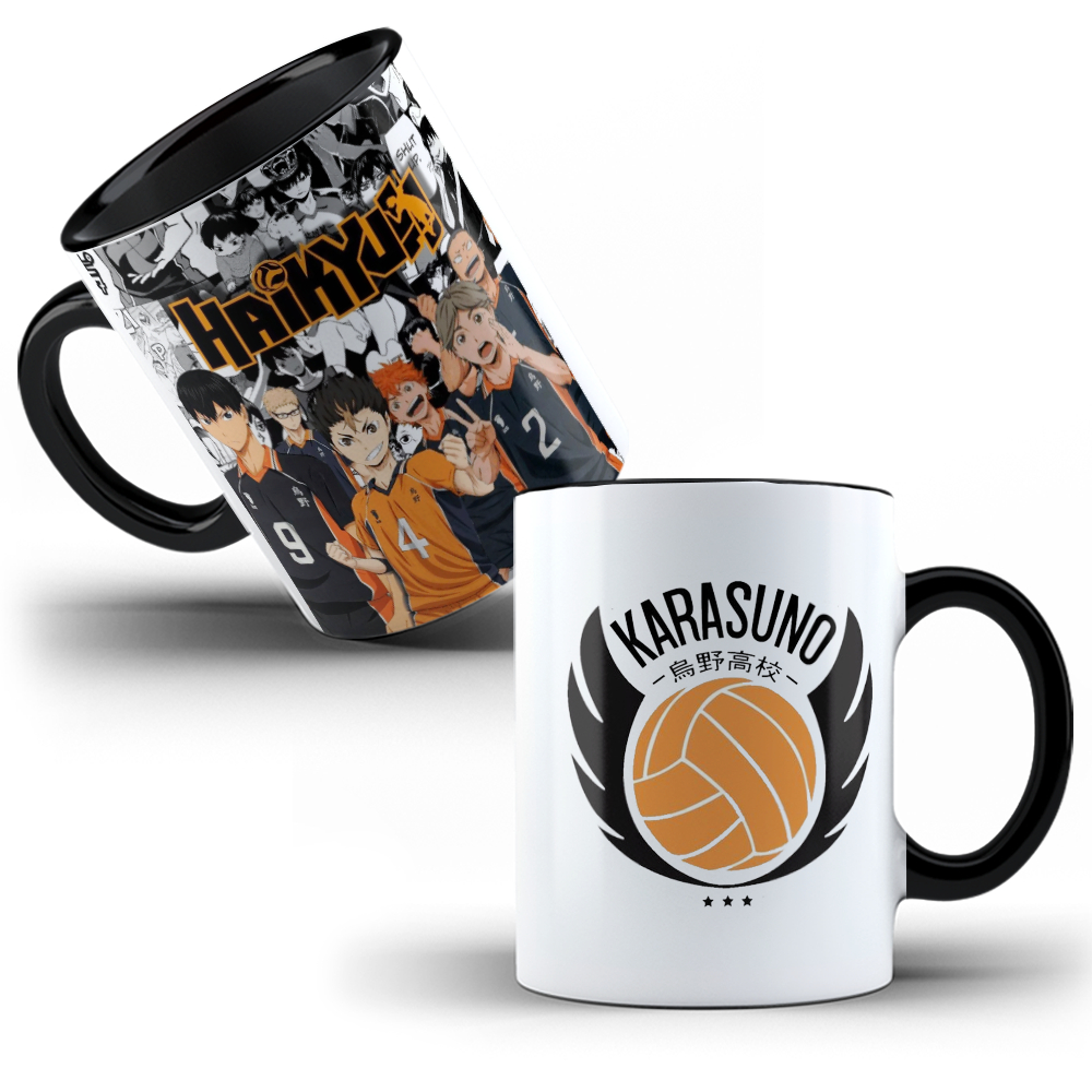 Caneca Personalizada Karasuno Haikyuu em Oferta na Shopee