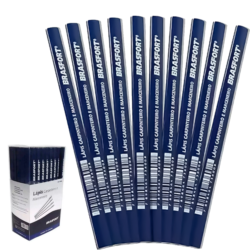 Caixa De Lápis Carpinteiro Pedreiro Marceneiro Profissional Kit 72 Peças Obras Construção Civil em Oferta na Shopee