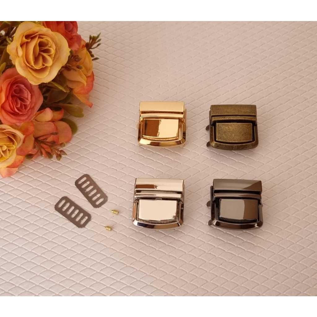 Fecho P/ Bolsa Tic Tac C/02 Unidades 3,5cm