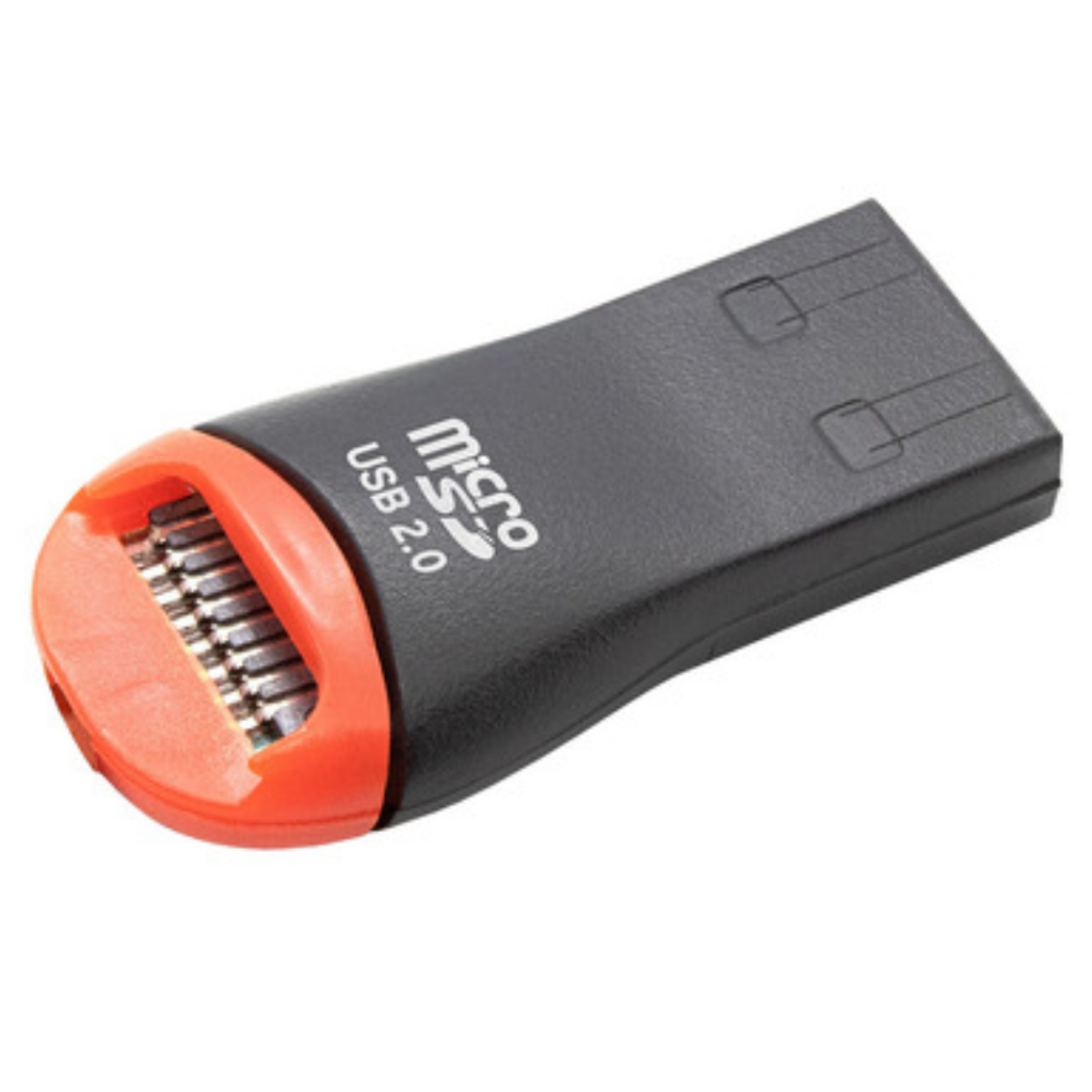 Leitor de Cartões Micro SD Usb 2.0 para Cartão de Memória e Computador Notebook Projetores Câmeras