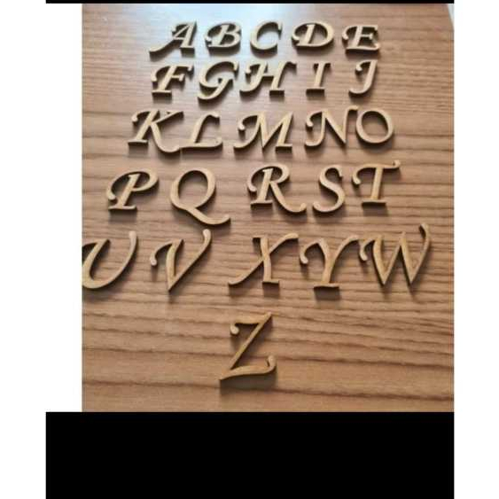 Promoção 5 alfabeto completo em mdf de 2 cm! Garantimos o envio em 24 horas!