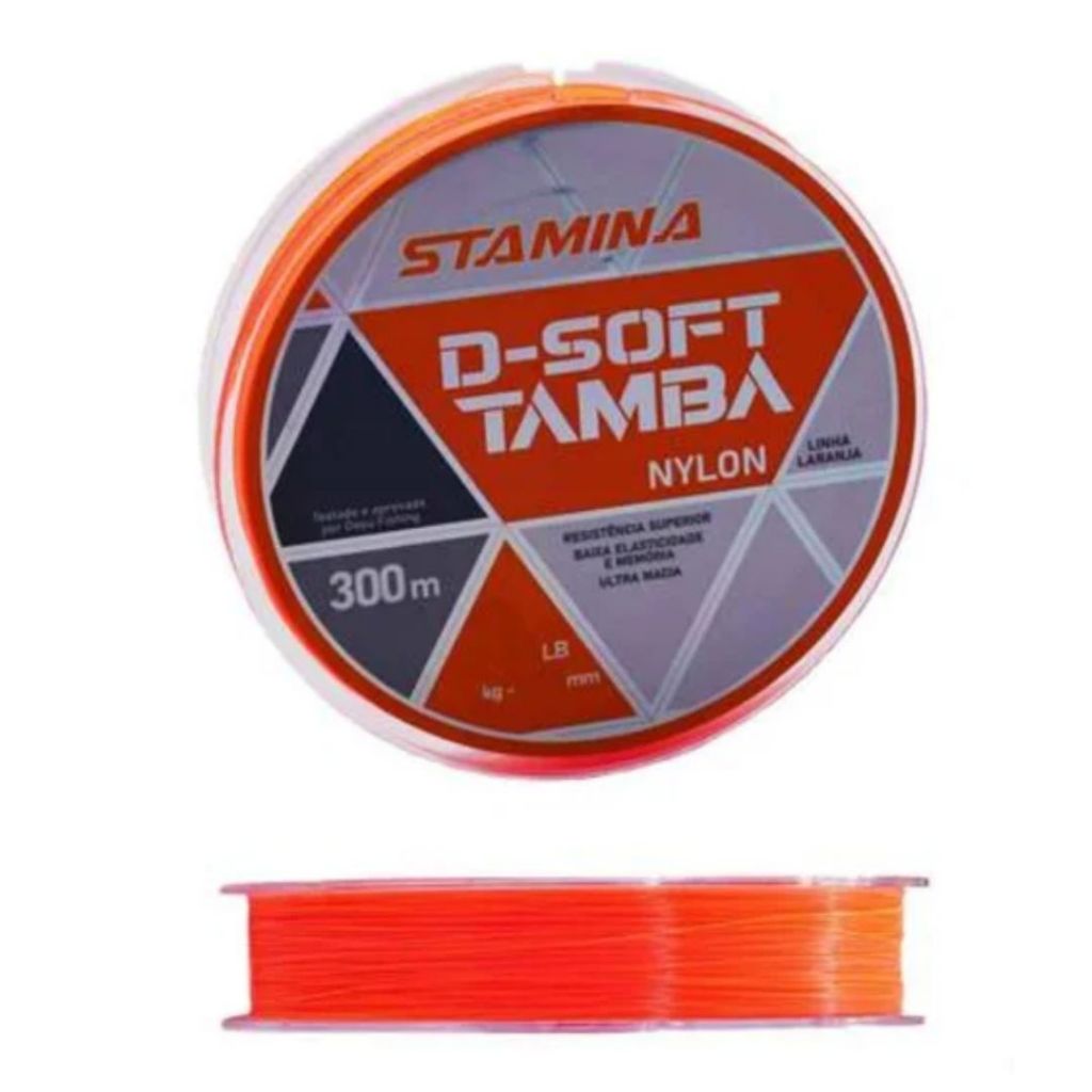 Linha Monofilamento D-Soft Tamba Deyu - Laranja