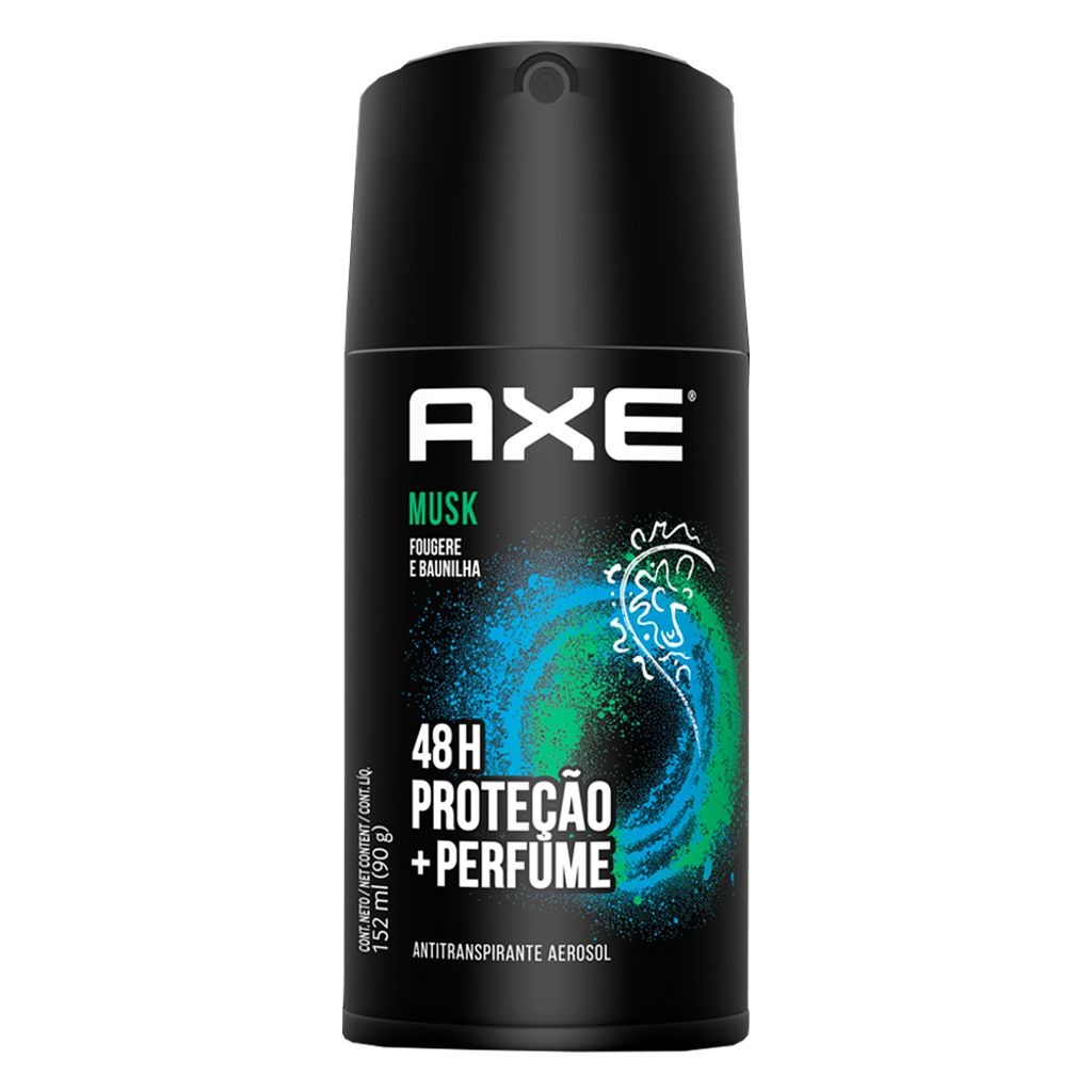 Desodorante Aerosol Axe Musk 48h 152ml