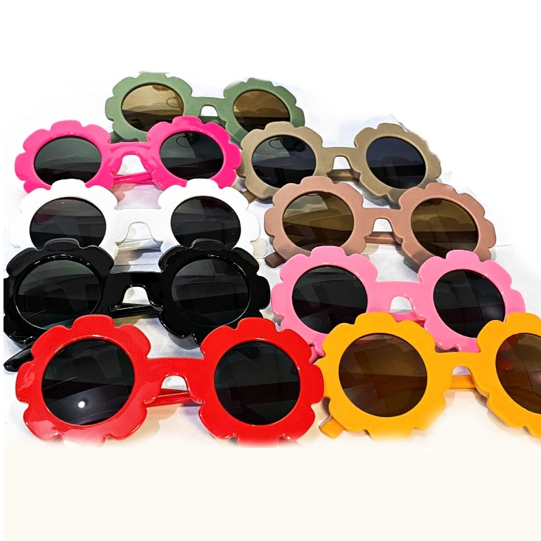 Óculos De Sol FLOR INFANTIL Para Meninos e Meninas Acessórios Novo Para Criança Infantil Bebe da Moda Retro Para Festa Praia em Oferta na Shopee