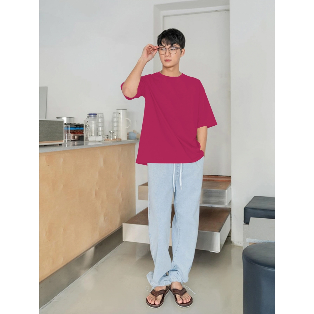 T Shirt Academia Esportiva Oversized Unissex Street Wear Confortável Blusa Masculina Estilosa Simpl