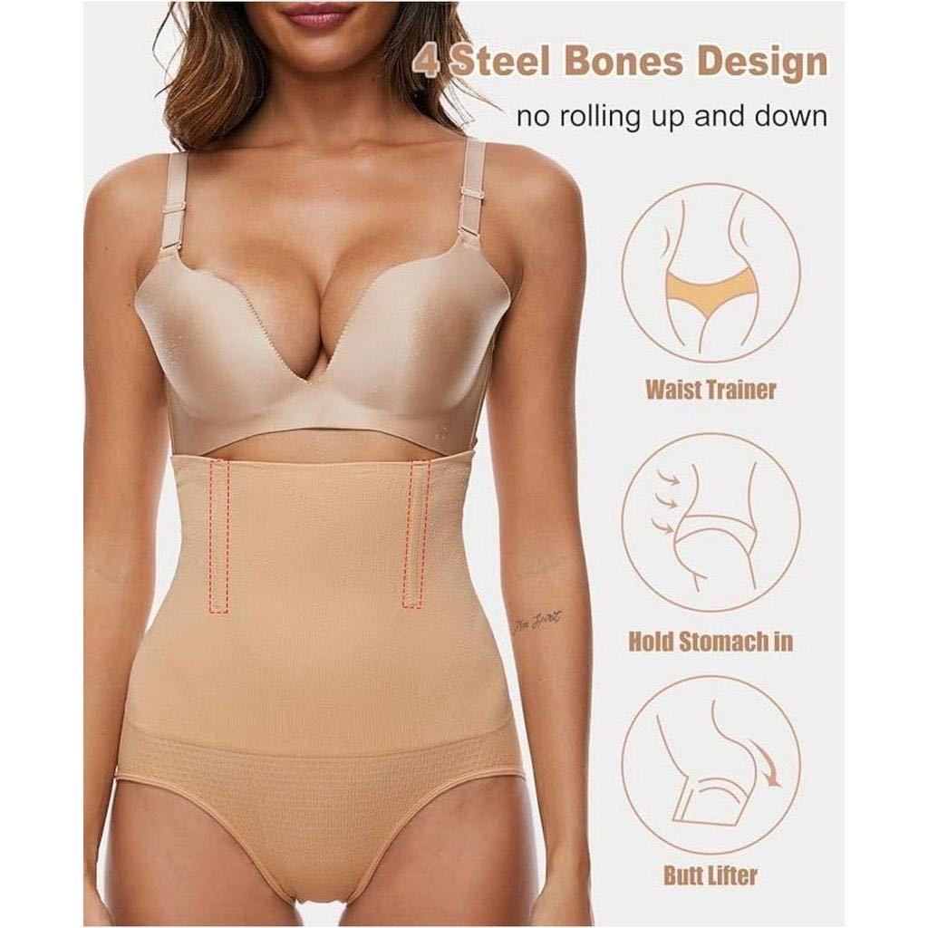 Calcinha Cinta Alta Compressão Lingerie Fio Dental Duplo Modeladora （UMA PCS）Altura da cintura 25cm -Calcinha 989 em Oferta na Shopee
