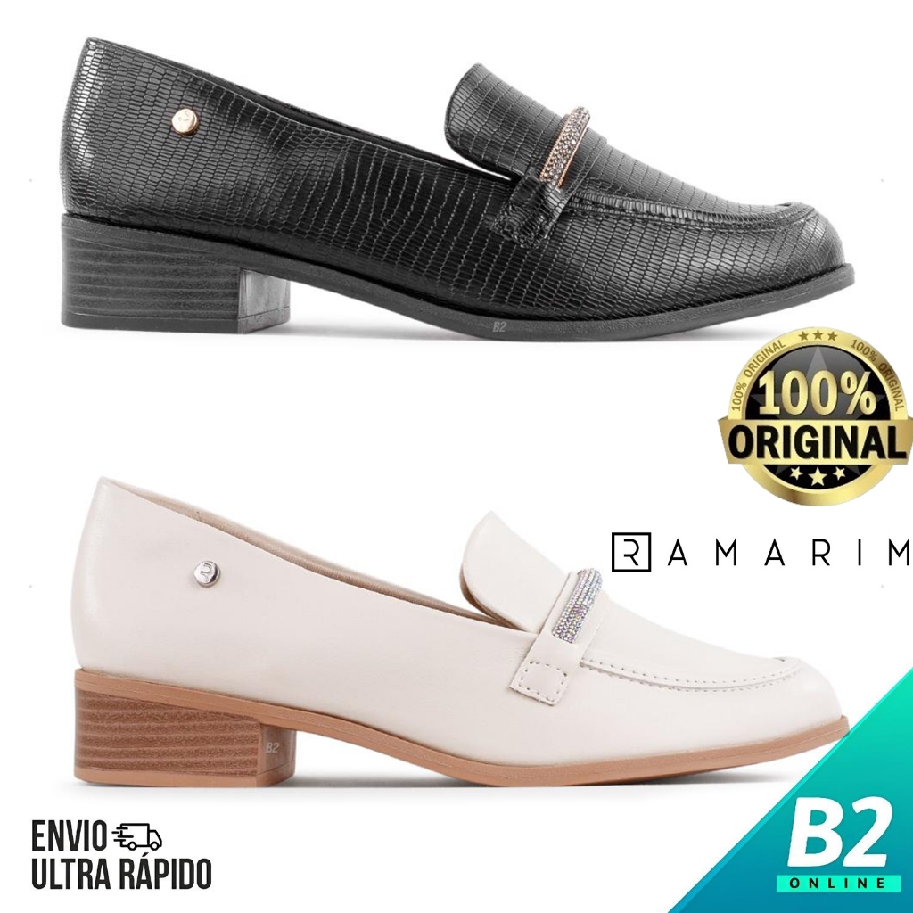 Mocassim Ramarim Strass Feminino 100% Original Com Nota Fiscal e Garantia em Oferta na Shopee