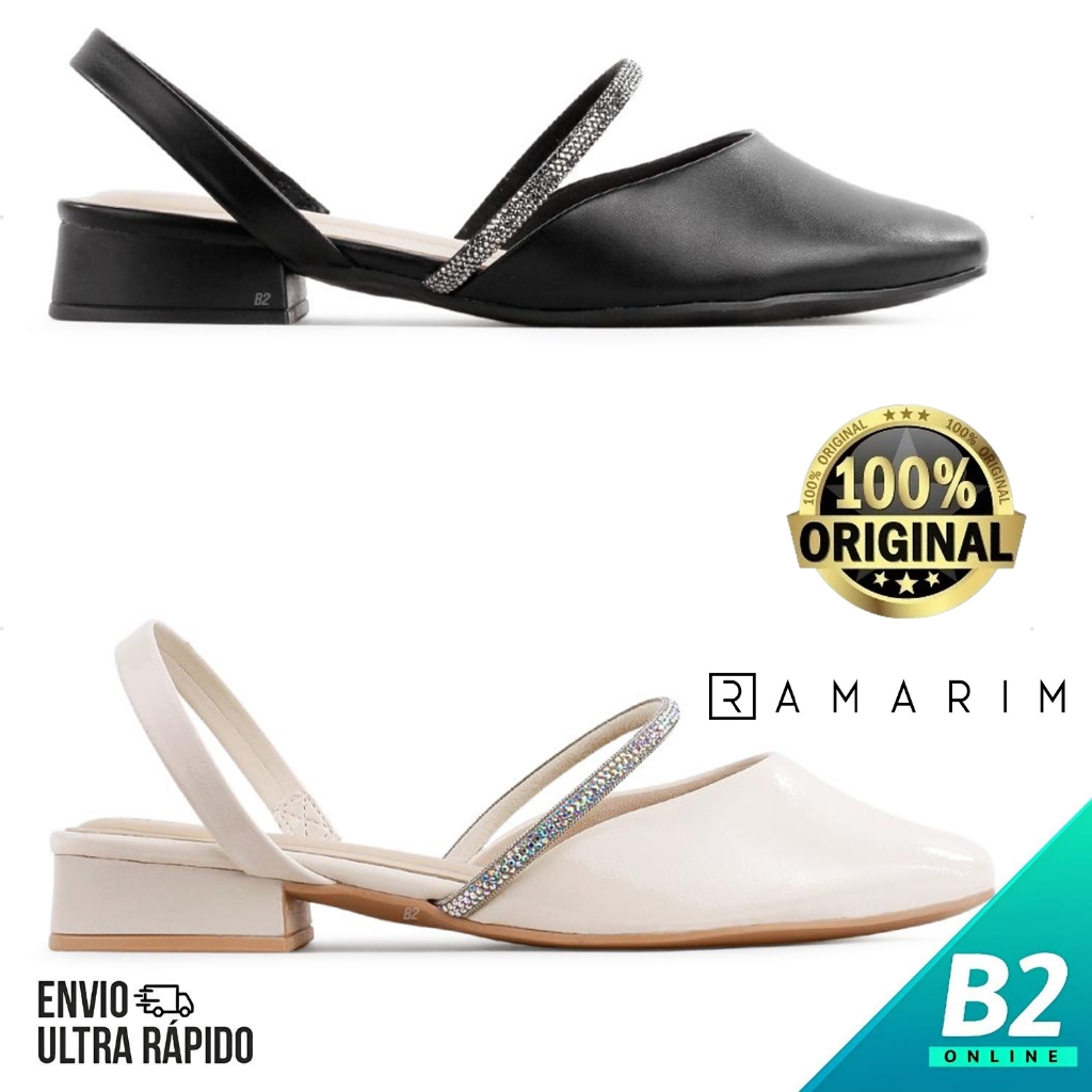 Sapato Ramarim Slingback Feminino 100% Original Com Nota Fiscal e Garantia em Oferta na Shopee