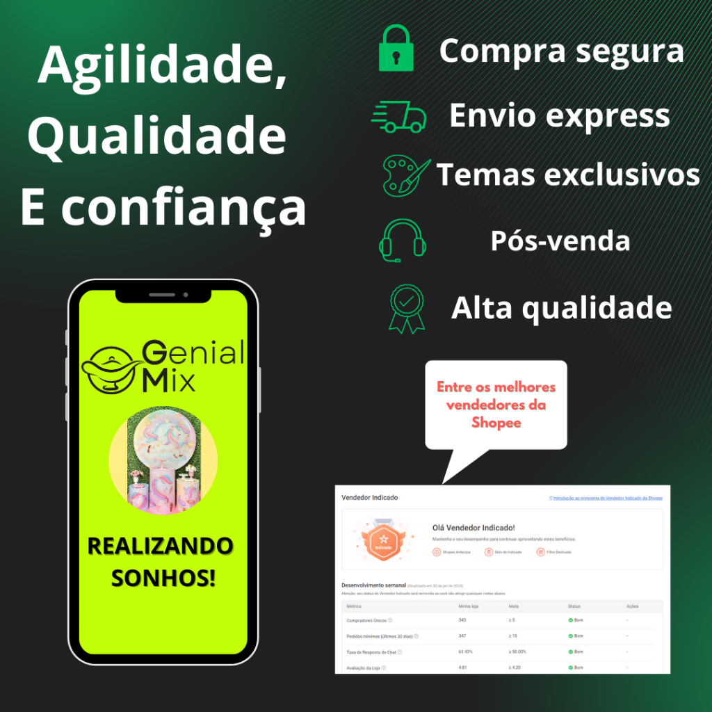 Detalhes do Painel Redondo 1,5 em Tecido Sublimado Missões