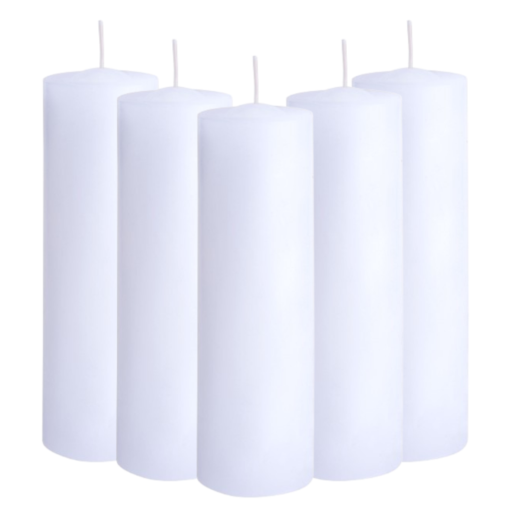 Kit 12 Vela 7 dias Branca Votiva 200g Parafina Pura