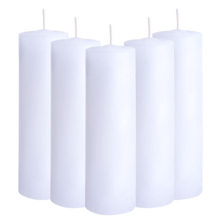 Kit 12 Vela 7 dias Branca Votiva 200g Parafina Pura em Oferta na Shopee