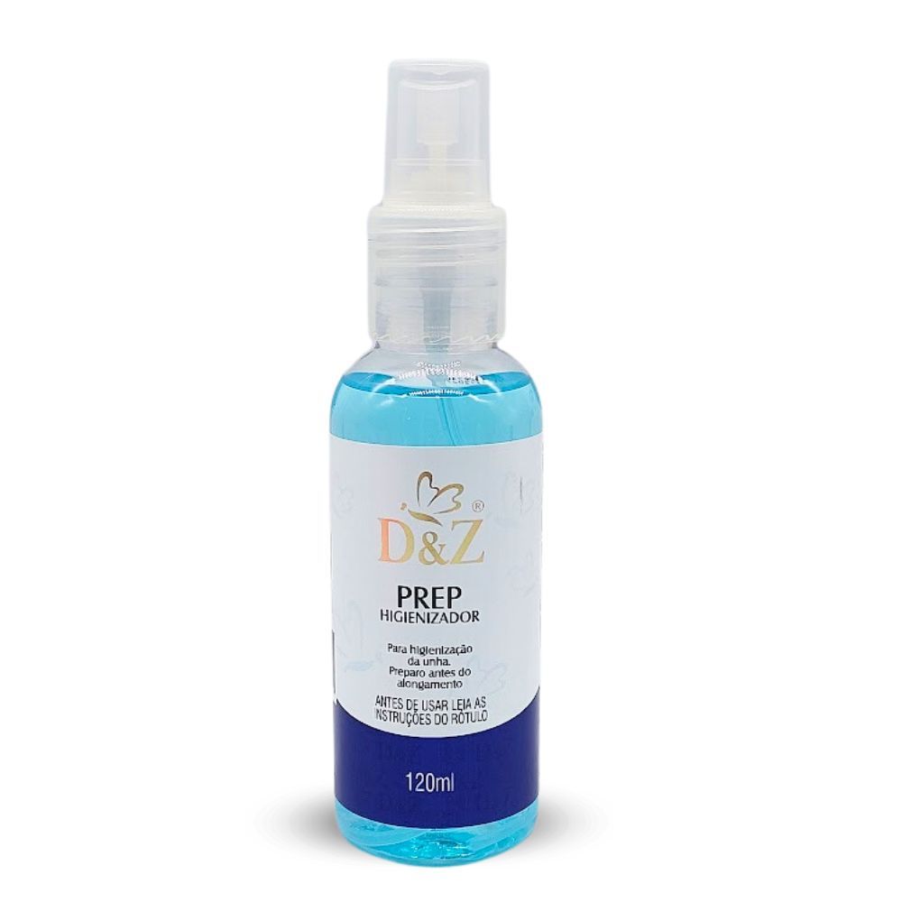 Prep D&Z 120ml Higienizante Bactericida Para Unhas Manicure