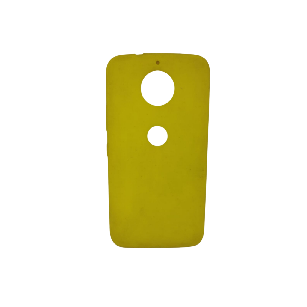 Capa Silicone Proteção Para Celular Motorola Moto G5S Plus XT1802 - Cor Amarela