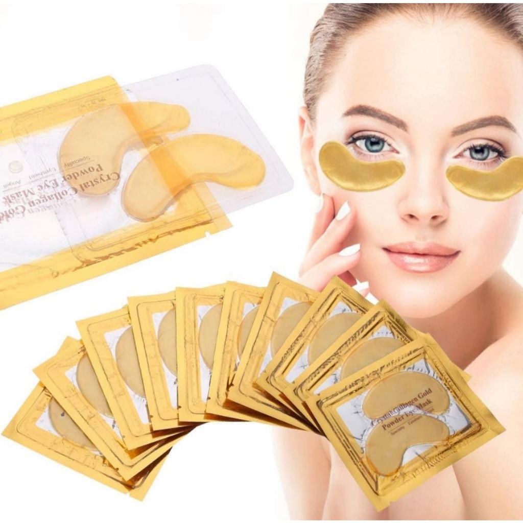 Kit 10 Pares De Mascara De Colágeno hidratante Para Região Dos Olhos collagen crystal eye mask