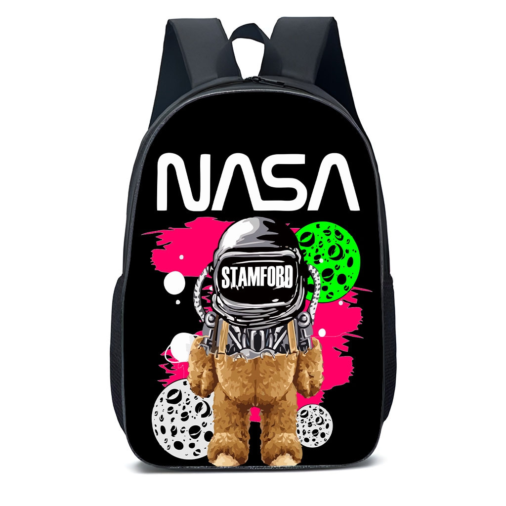 Mochila Escolar Infantil Juvenil astronauta NASA espaço style moda