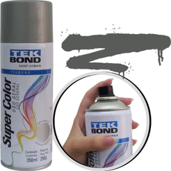 Tinta Spray Super Color Alumínio Uso Geral 350ml Tekbond