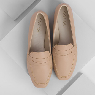 Sapatilha Mocassim Feminina Nude Sapato Sola Baixa Moda Casual Confortável Tendência Lançamento em Oferta na Shopee