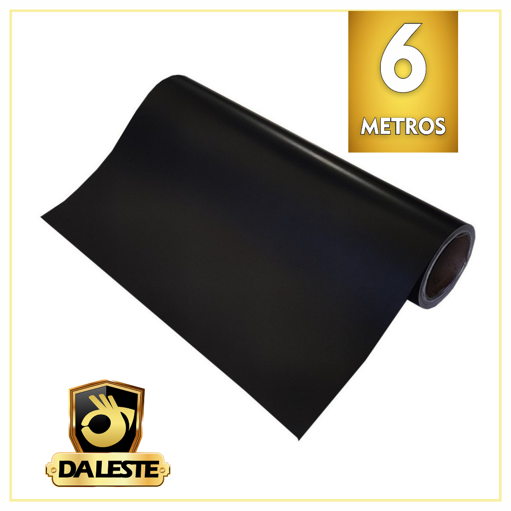 6m X 70cm Adesivo Vinil Preto Fosco ou Brilho Black Piano Para Móveis Geladeira Autoadesivo Premium