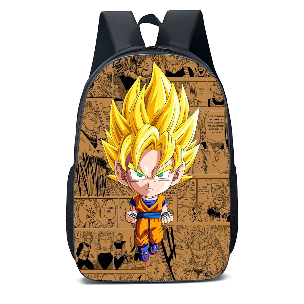 Mochila Escolar Infantil Juvenil goku dragon ball personagem moda lançamento