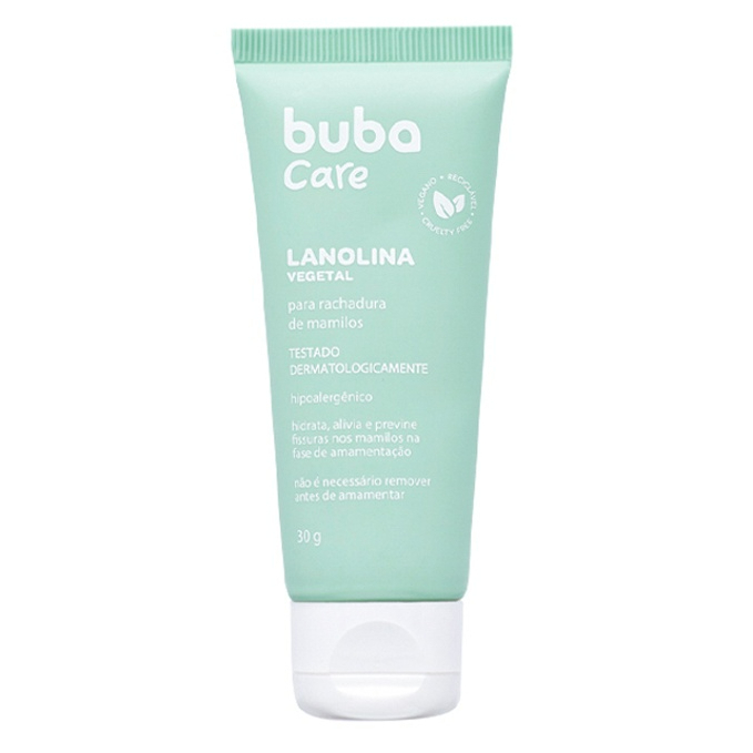 Pomada Para Mamilo Seio 30g Lanolina Vegetal buba care