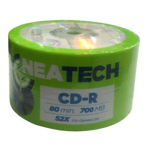 CD-R Neatech 700mb 52x 80min Pack Com 50 Unidades em Oferta na Shopee