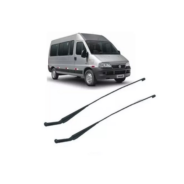Par Braço Limpador De Parabrisa Dianteiro Fiat Ducato