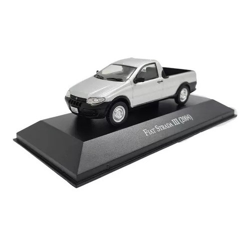 ÚLTIMA UNIDADE - MINIATURA - ESCALA 1:43 - CARROS / VEÍCULOS INESQUECÍVEIS DO BRASIL - FIAT STRADA III  2004 - NOVO E LA