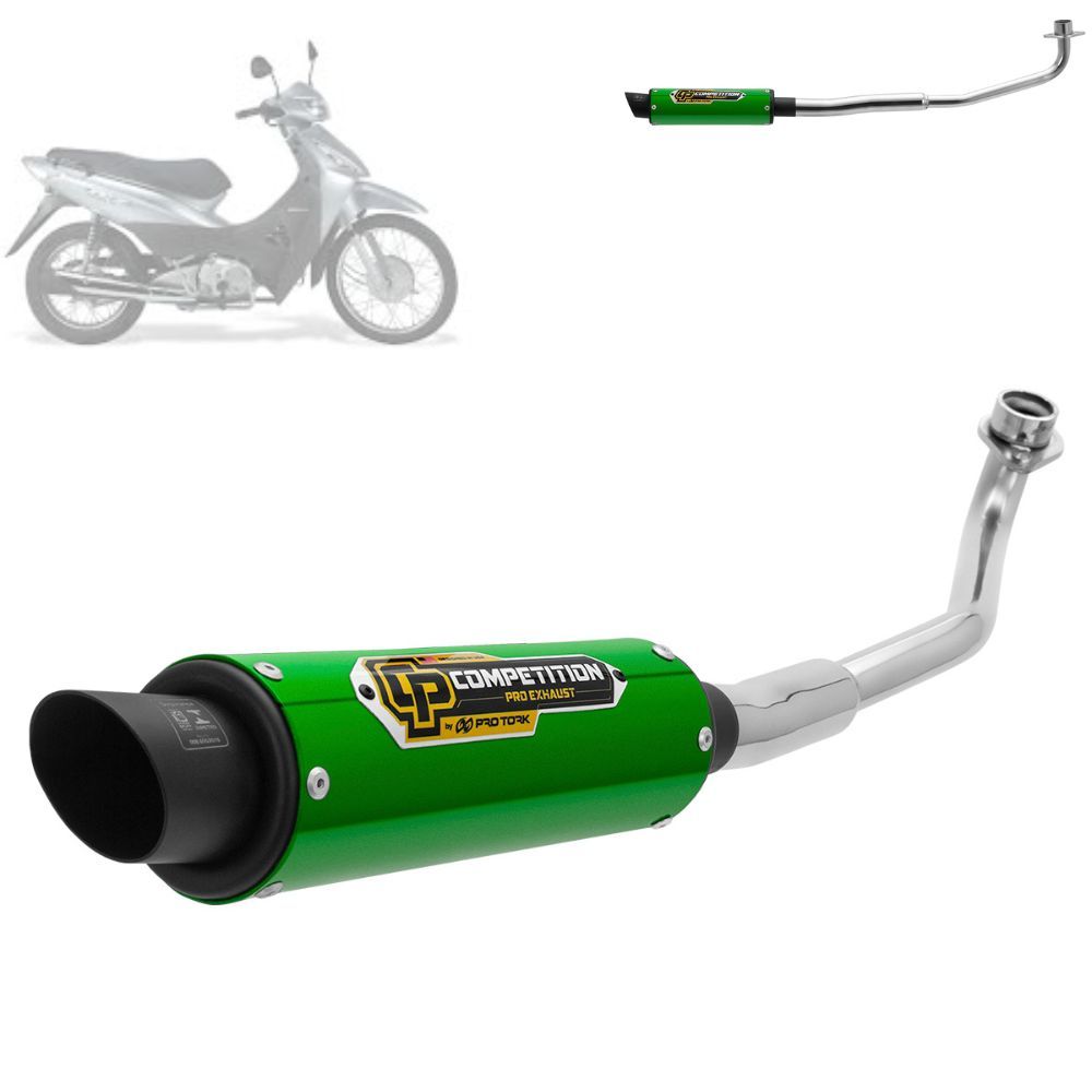 Escapamento Moto Biz 125 2006 Até 2010 Pro Tork Competition
