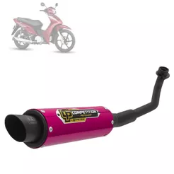 Escapamento Escape Esportivo Competition Pro Tork Biz 125 2011 2012 2013 2014 2015 2016 2017 2018