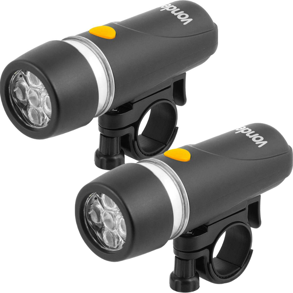 2 Lanterna Bicicleta Sinalizador Dianteiro Farol Bike Vonder