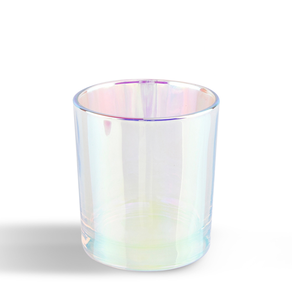 Copo Vidro Whisky Iridecente Arcoiris Furtacor Vela 295ml