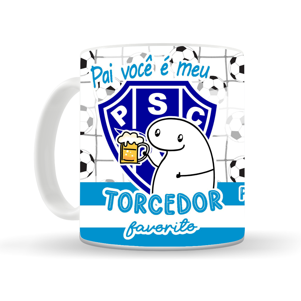 Caneca Personalizada Futebol Time Paysandu Meu torcedor Favorito
