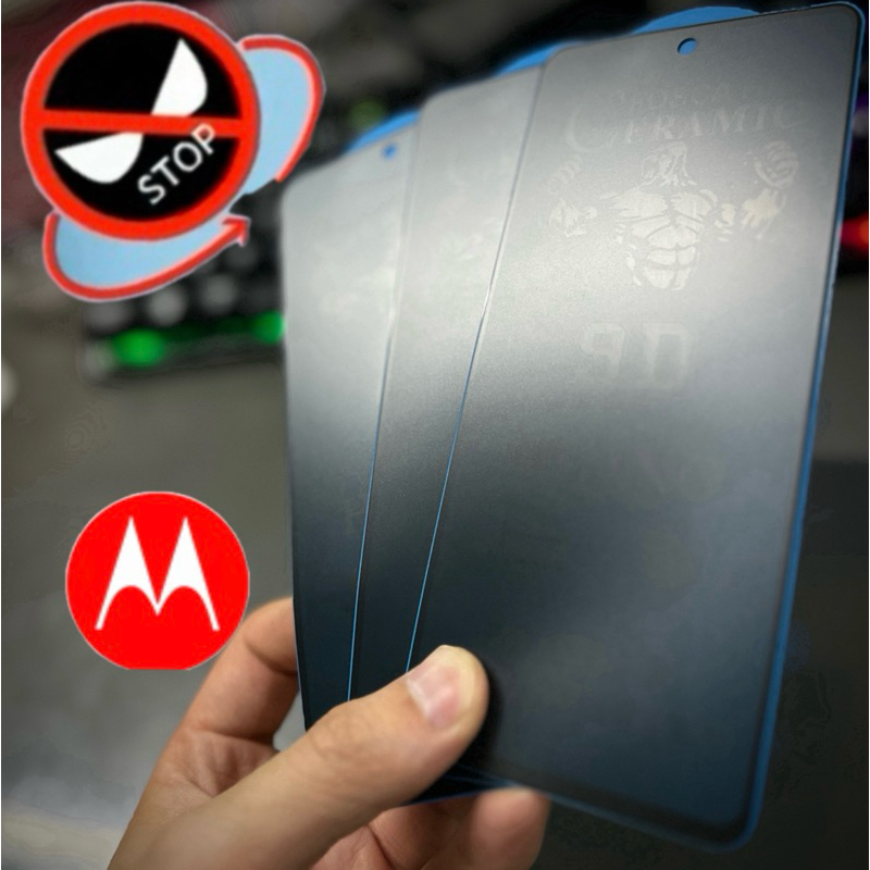 Kit Película 3D 9D Ceramica Privacidade Fosca Anti Spy para Motorola G8PLAY G9 G23 G53 G32 G62 G73 em Oferta na Shopee