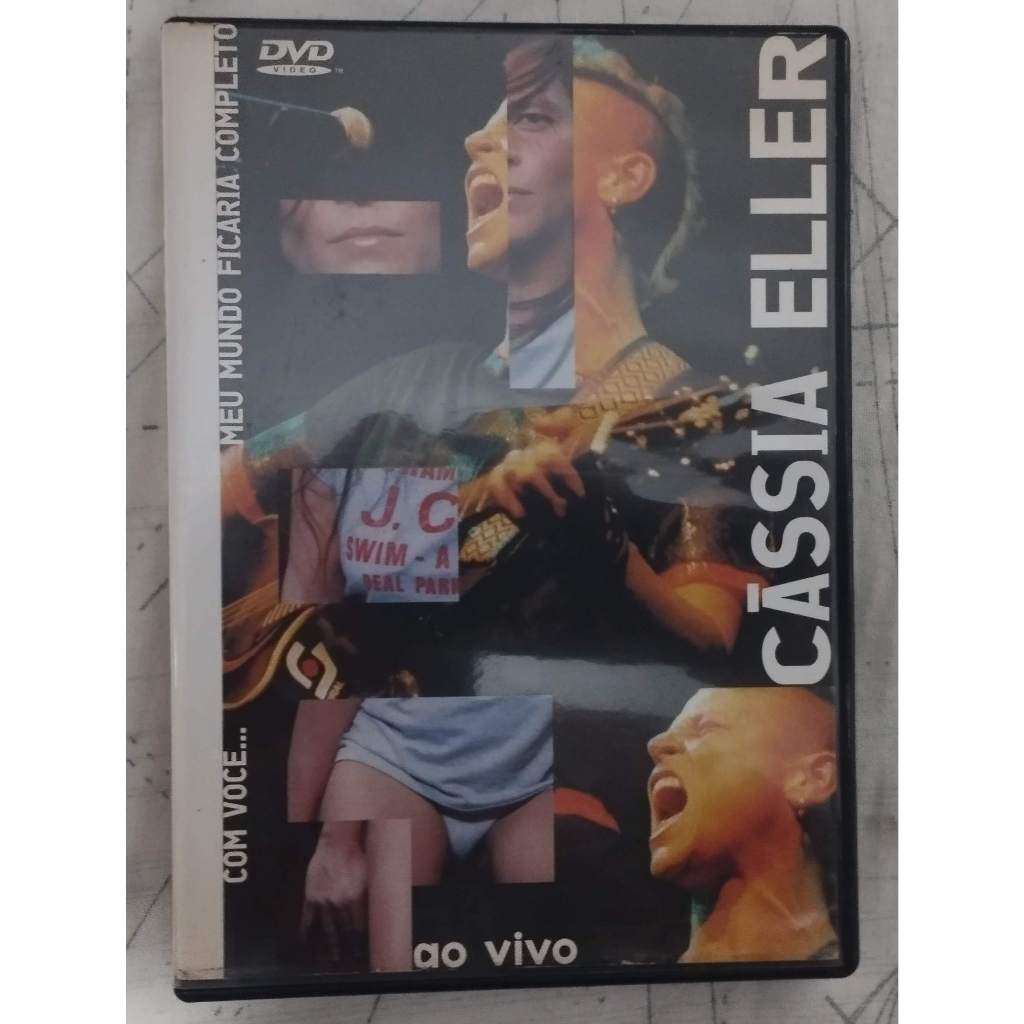 DVD Cassia Eller Ao Vivo Com Você Meu Mundo Ficaria Completo (2000)
