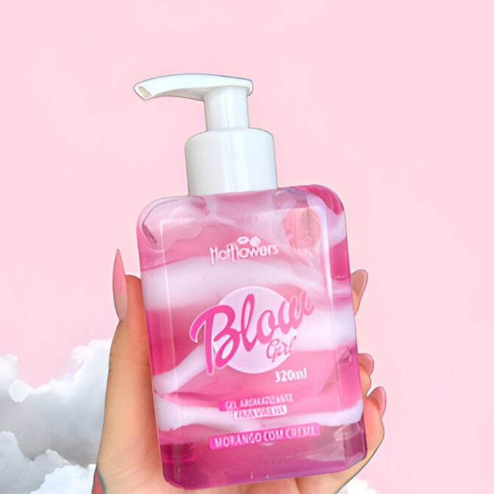 BLOW GIRL GEL Aromatizante Para Virilha Hot Flowers SEX SHOP Produto Adulto