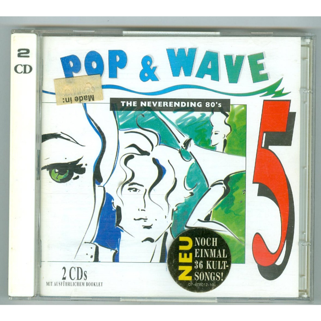 CD Pop & Wave Vol. 5 - The Neverending 80's 1994 - Depeche Mode, Erasure. Kate Bush