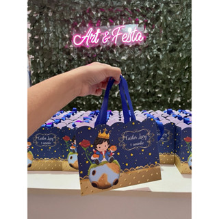 10 Sacolinha Personalizada - Festa - Lembrancinha de aniversário - 14X5,5X17,5 em Oferta na Shopee