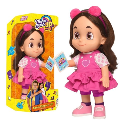 Boneca Maria Clara 14 Frases Mecanizada Baby Brink Rosita Original