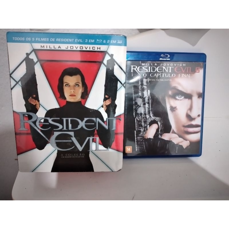 Box Resident Evil/Blu-ray 6 Discos (Box lacrado)