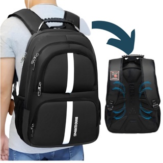 BIAO WANG Original Mochila Impermeável resistente Notebook Unisex Faculdade Viagem