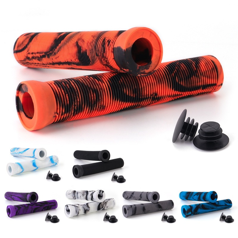 Punho de Borracha Antiderrapante para Mountain Bike - Manopla Bike com Várias Cores - Guidão de Bicicleta